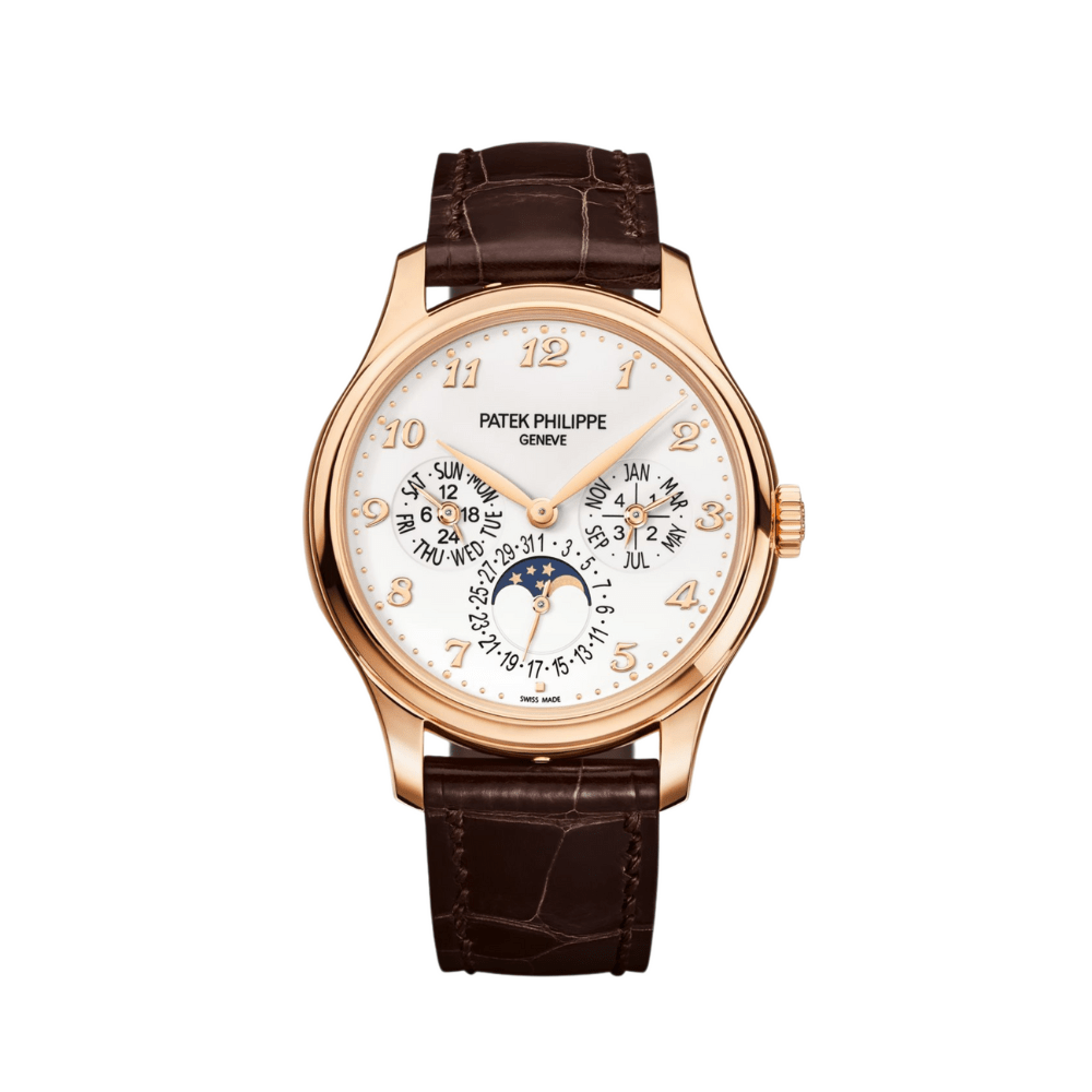 Patek Philippe Grand Complications 5327R-001 Perpetual Calendar Rose Gold White Dial - View 8