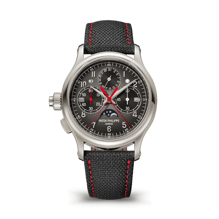 Patek Philippe Grand Complications 5373P-001 Split Seconds Perpetual Calendar 'Lefty' Chronograph Platinum (2023) - View 4