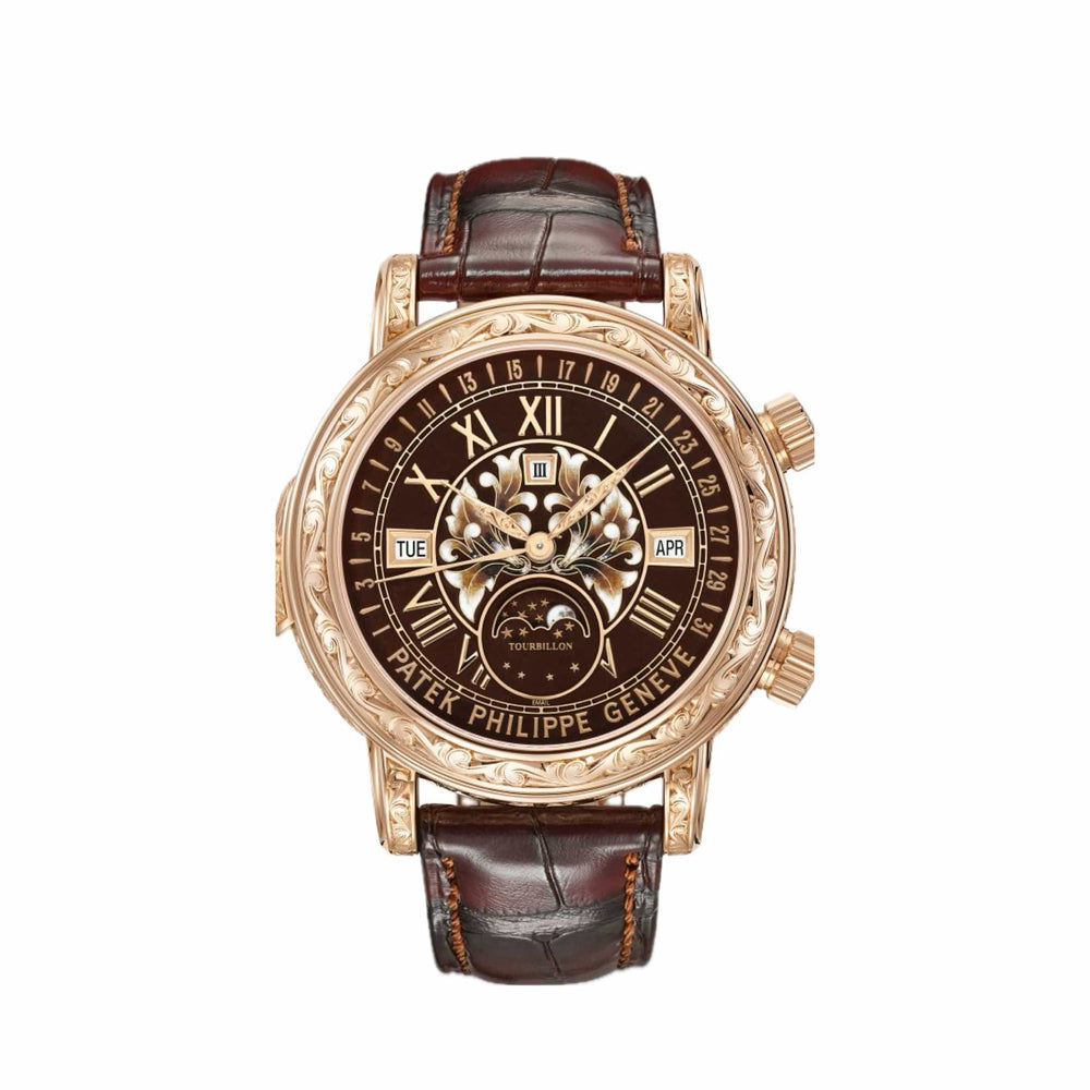 Patek Philippe Grand Complications 6002R-001 Skymoon Tourbillon Rose Gold - View 3