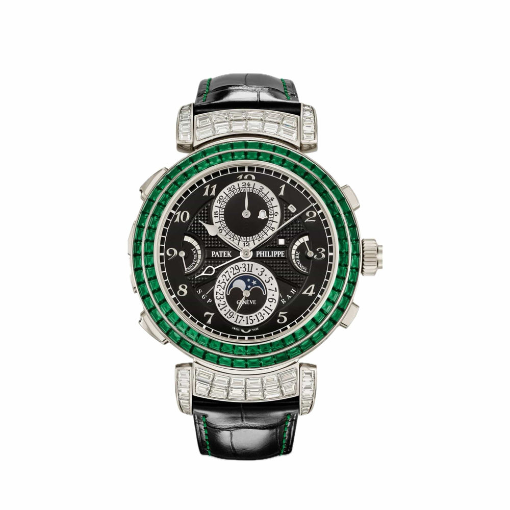 Patek Philippe Grand Complications 6300/403G-001 Grandmaster Chime White Gold Emeralds - View 3