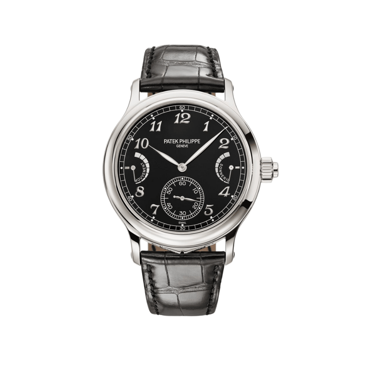 Patek Philippe Grand Complications 6301P-001 Grande Sonnerie and Petite Sonnerie Minute Repeater Platinum Black Dial - View 6