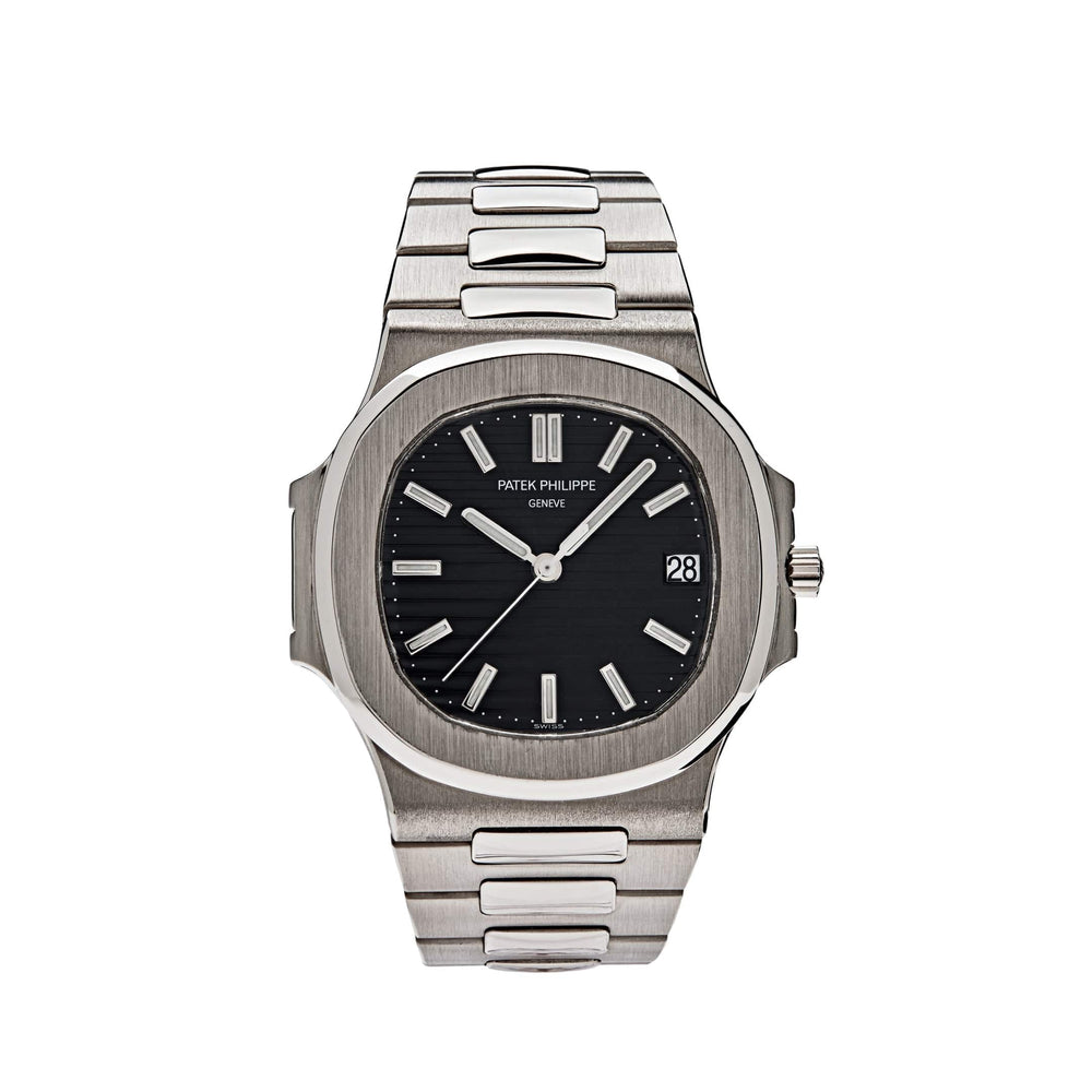 Patek Philippe Nautilus 3711/1G-001 White Gold Black Dial Date (2005) - View 2