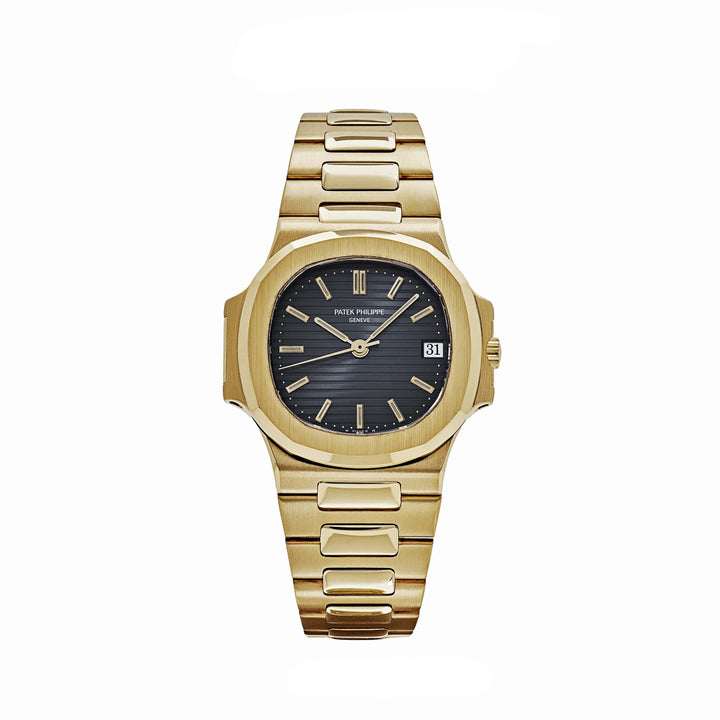 Patek Philippe Nautilus 3800/1 Yellow Gold Blue Dial (1983) - View 2