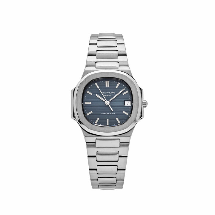 Patek Philippe Nautilus 3900/001 'Ladies' 'Tiffany & Co.' Stainless Steel Blue Dial Quartz - View 13