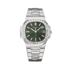 Patek Philippe Nautilus 5711/1300A Acero Inoxidable Esfera Verde Bisel de Diamantes
