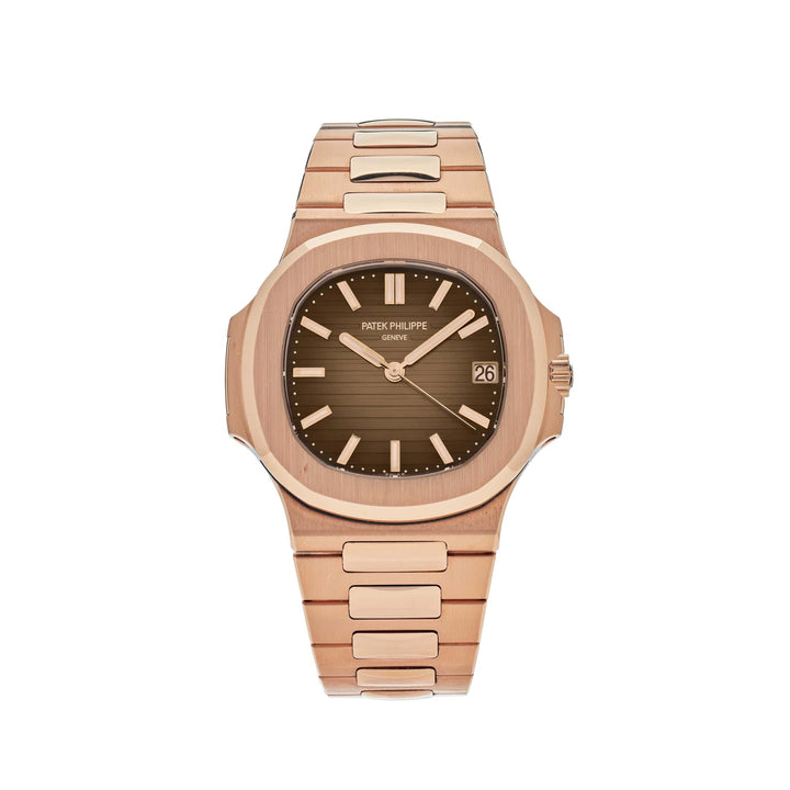 Patek Philippe Nautilus5711/1R-001 Rose Gold Brown Dial Date (2020) - View 4