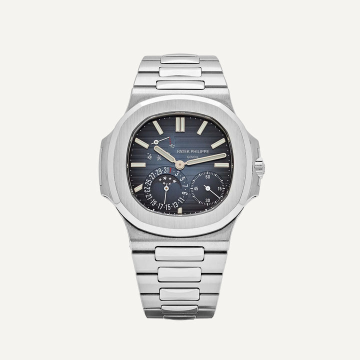 Patek Philippe Nautilus 5712/1A-001 Moon Phases Stainless Steel Blue Dial (2019) - View 13