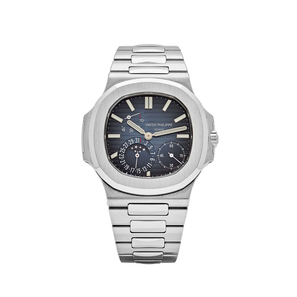 Patek Philippe Nautilus 5712/1A-001 Moon Phases Stainless Steel Blue Dial (2019) - View 13
