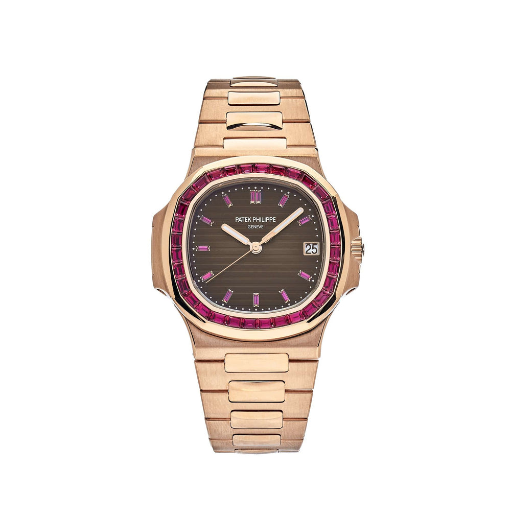 Patek Philippe Nautilus 5723/112R-001 Rose Gold Ruby Bezel - View 10