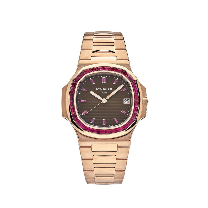 Patek Philippe Nautilus 5723/112R-001 Rose Gold Ruby Bezel - View 10