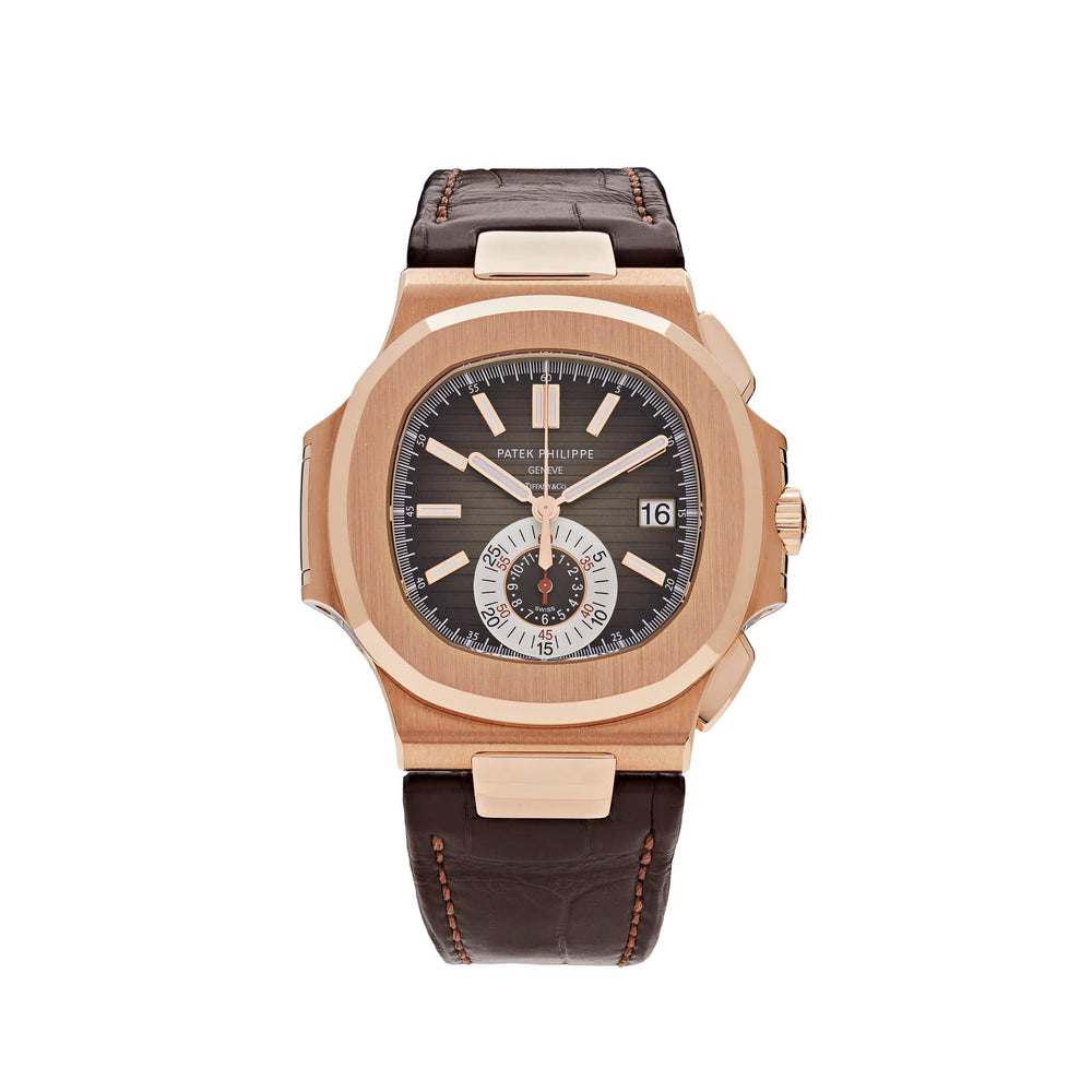 Patek Philippe Nautilus 5980R-001 'Tiffany & Co' Chronograph Date Rose Gold (2022) - View 13