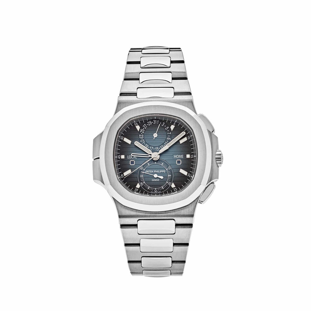 Patek Philippe Nautilus 5990/1A-011 'Travel Time' Flyback Chronograph Stainless Steel Blue Dial (2024) - View 13
