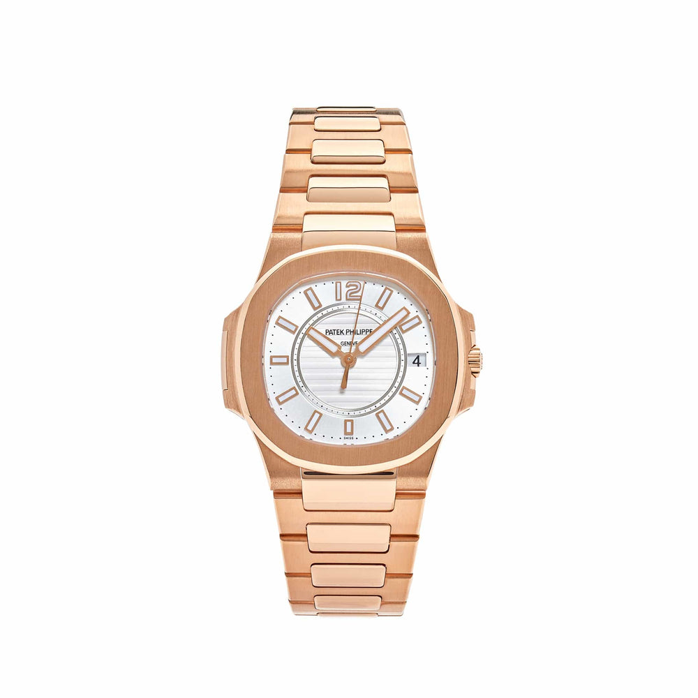 Patek Philippe Nautilus 7011/1R-001 'Ladies' Rose Gold Silver Dial (2016) - View 13