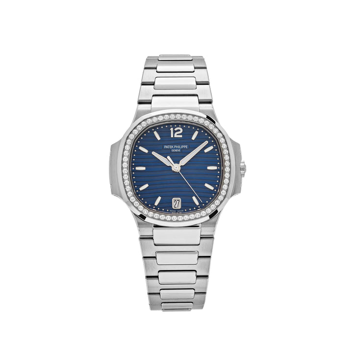 Patek Philippe Nautilus 7118/1200A-001 'Ladies' Blue Dial Diamond Bezel (2024) - View 13