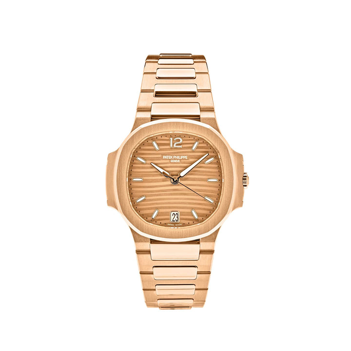 Patek Philippe Nautilus 7118/1R-010 'Ladies' Date Rose Gold Champagne Golden Dial (2024) - View 13
