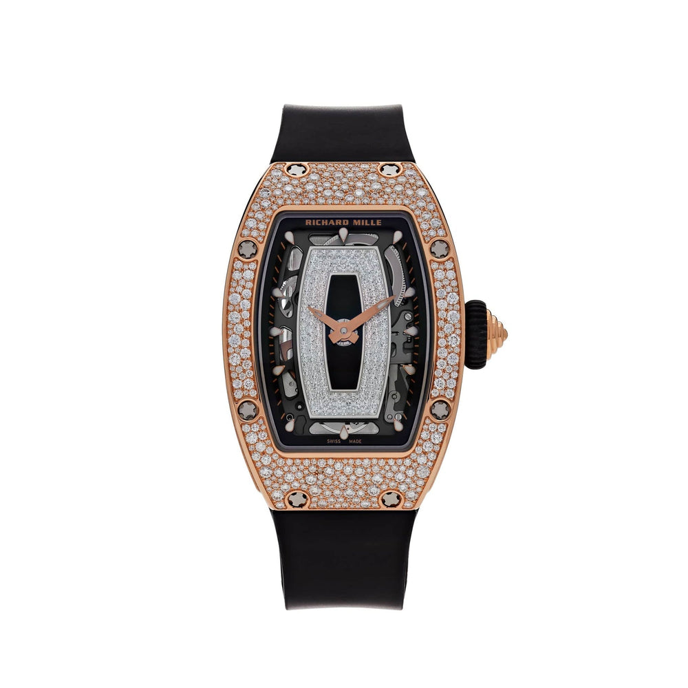 Richard Mille RM 07-01 Rose Gold Onyx Snow Diamond Set - View 3