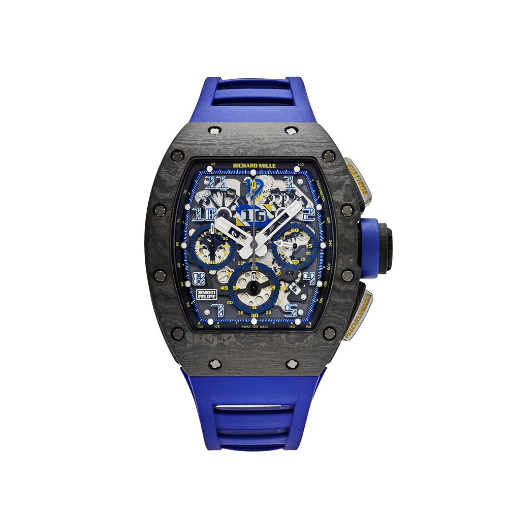 Richard Mille RM 011 Automatic Flyback Chronograph Felipe Massa 10th Anniversary Carbon NTPT Titanium Limited Edition (2015) - View 13