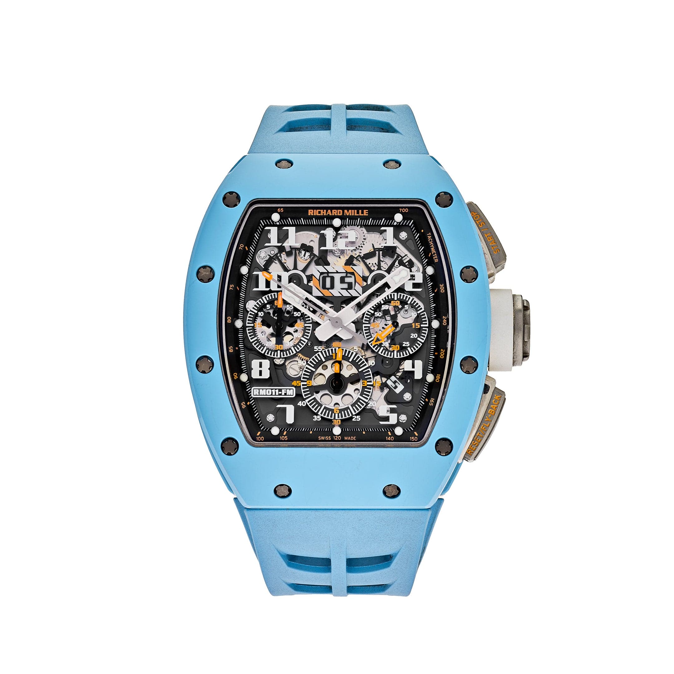 Richard Mille RM 011 Baby Blue Ceramic Felipe Massa Last Edition - View 10