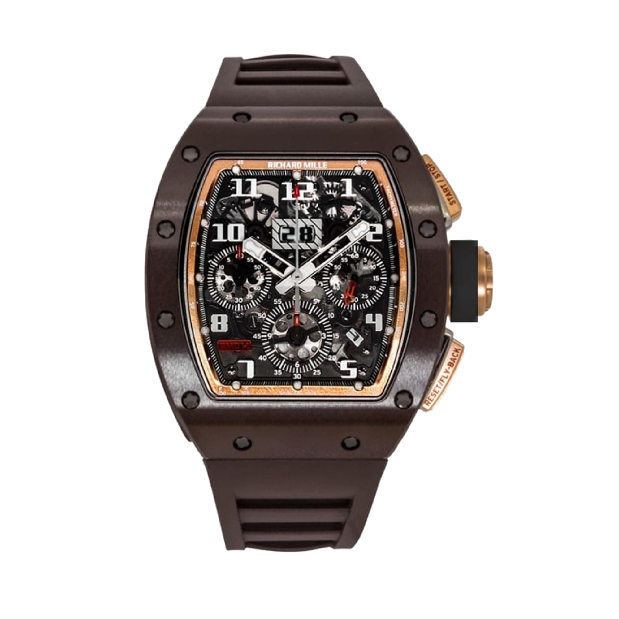 Richard Mille RM 011 Brown Ceramic TZP Asia Edition - View 8