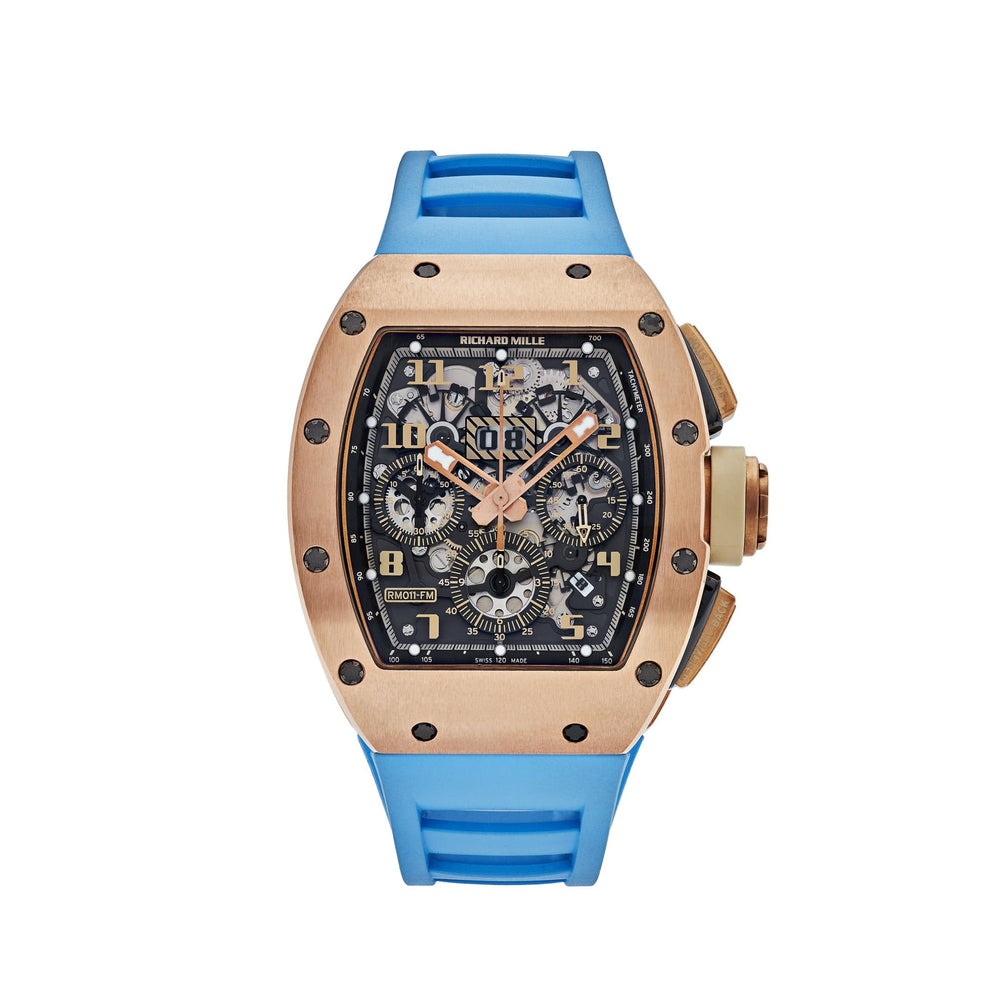 Richard Mille RM 011 Felipe Massa Automatic Flyback Chronograph Ivory Rose Gold - View 8