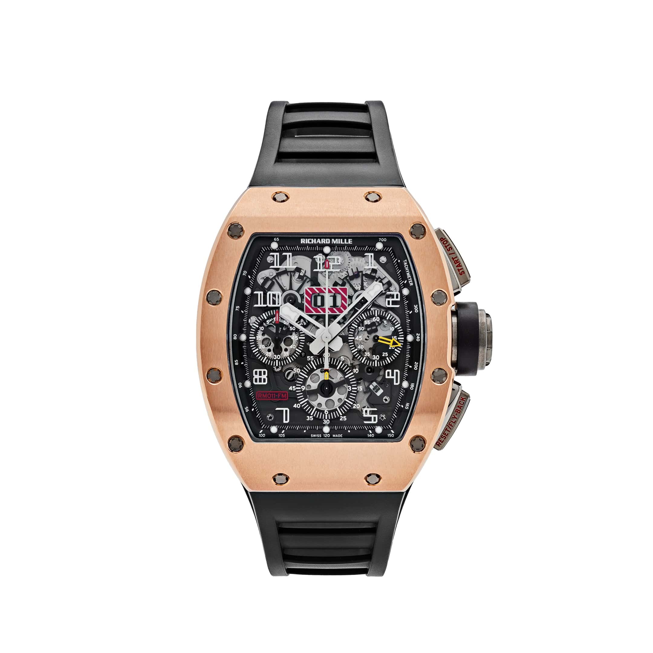 Richard Mille RM 011 Felipe Massa Chronograph Rose Gold - View 12