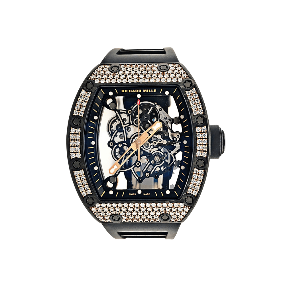 Richard Mille RM 055 Bubba Watson Diamonds Rose Gold Carbon TPT - View 2