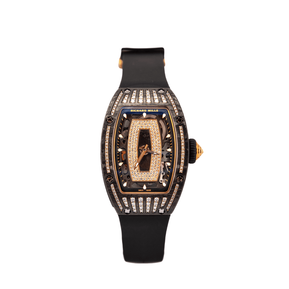 Richard Mille RM 07-01 Carbon TPT Rose Gold Diamond Dial - View 2
