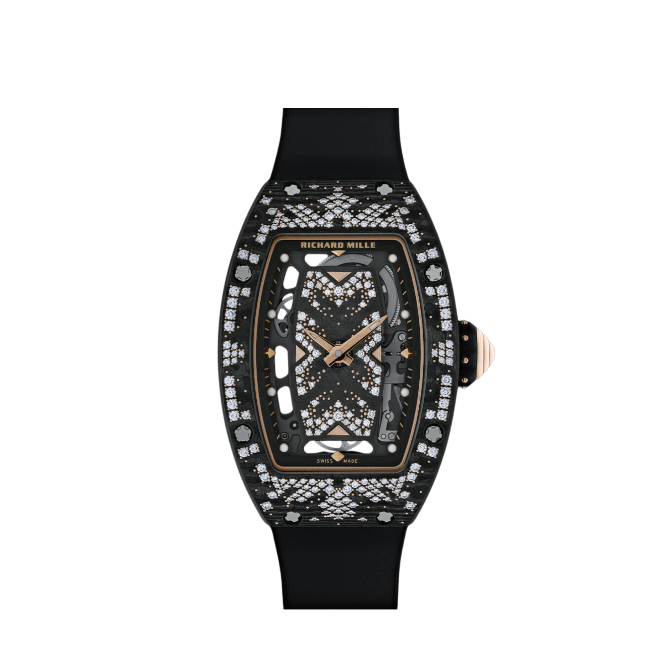 Richard Mille RM 07-01 Intergalactic Bright Night Carbon TPT Diamond Bezel - View 2
