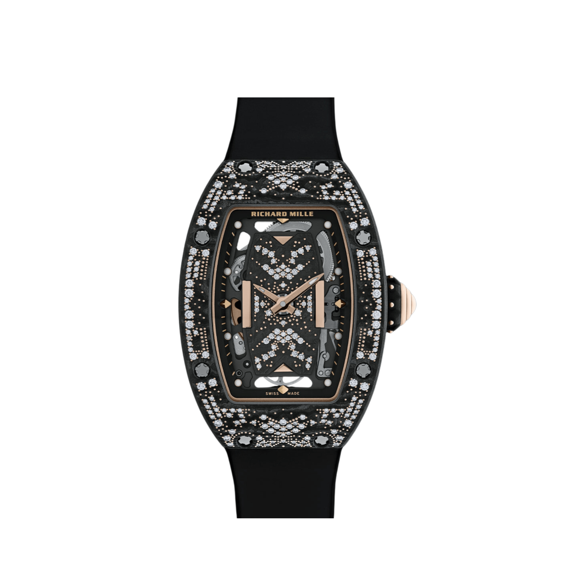 Richard Mille RM 07-01 Intergalactic Misty Night Carbon TPT Diamond Bezel - View 2