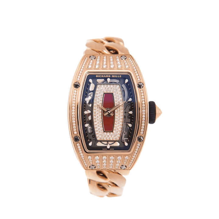 Richard Mille RM 07-01 Rose Gold Diamond Set Jasper Dial - View 2