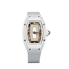 Richard Mille RM 07-01 Cerámica Blanca Oro Rosa Esfera de Nácar Jaspe Engaste de Diamantes