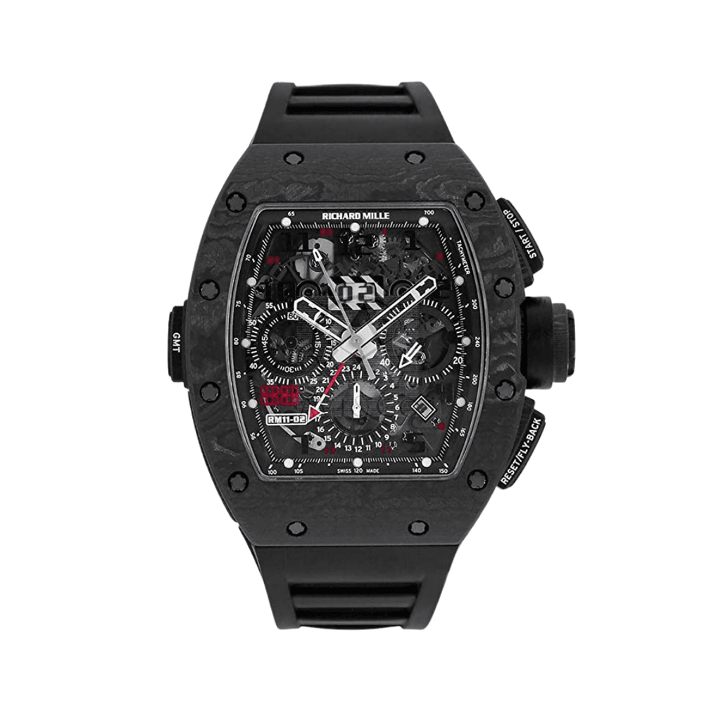 Richard Mille RM 11-02 Flyback Chronograph Dual Time Zone Jet Black - View 2