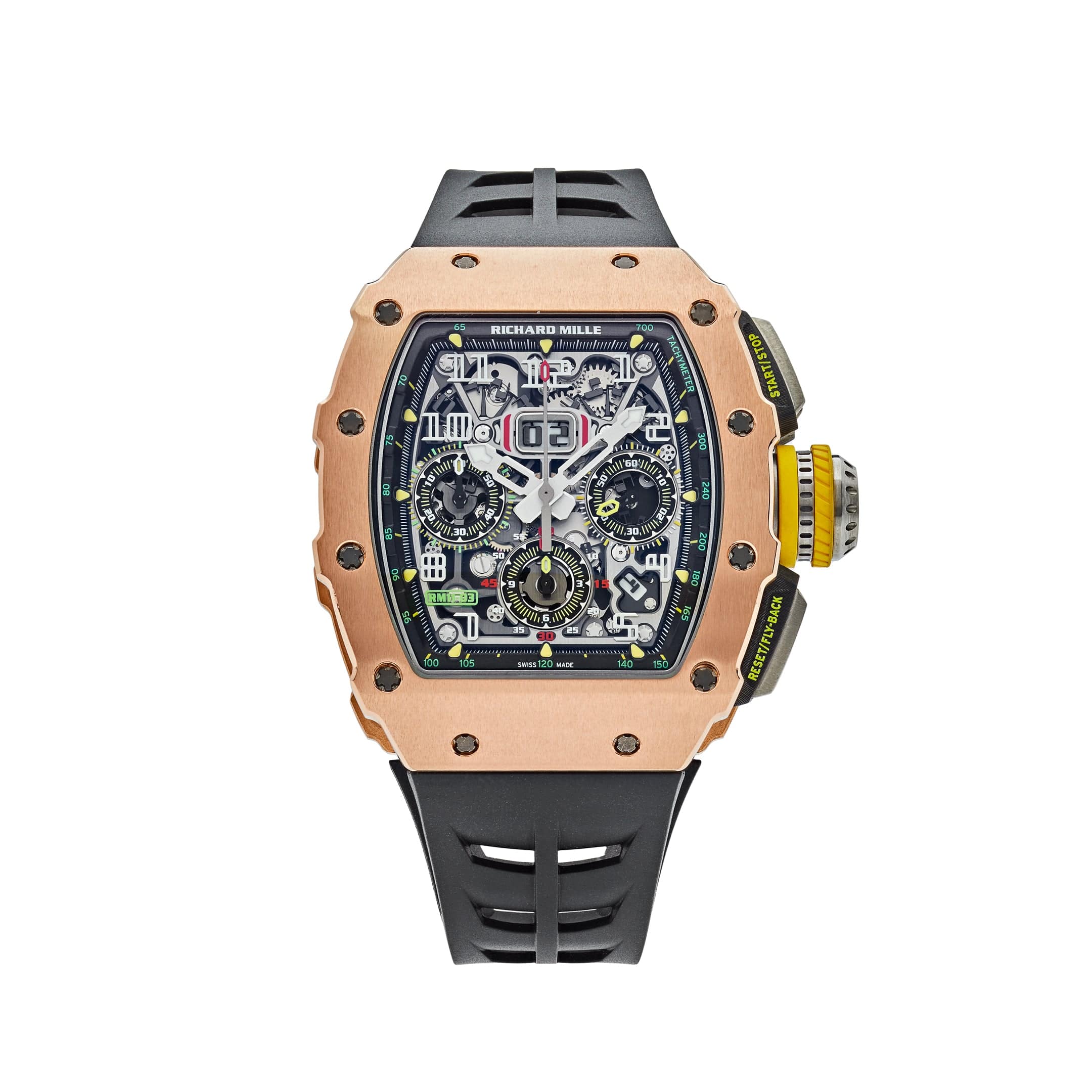 Richard Mille RM 11-03 Rose Gold and Titanium Flyback Chronograph - View 8