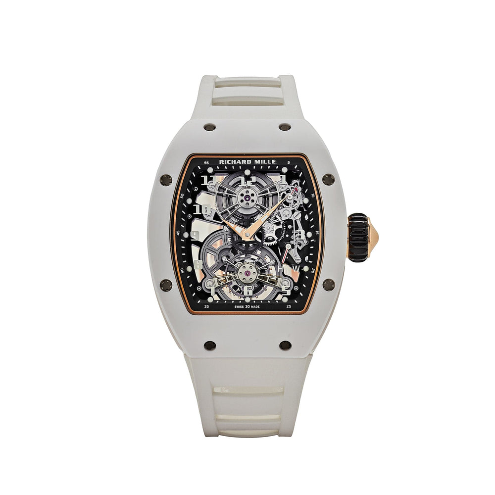 Richard Mille RM 17-01 White Ceramic Rose Gold Manual Wind Tourbillon - View 12
