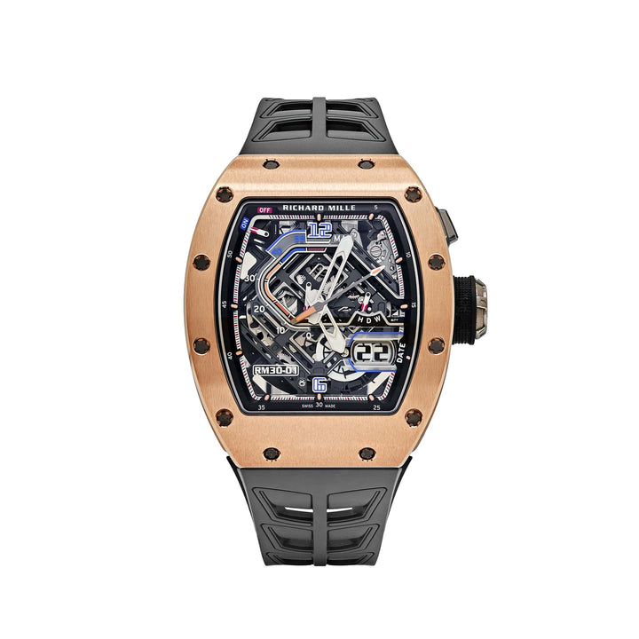 Richard Mille RM 30-01 Declutchable Rotor Rose Gold Skeleton Dial (2024) - View 13