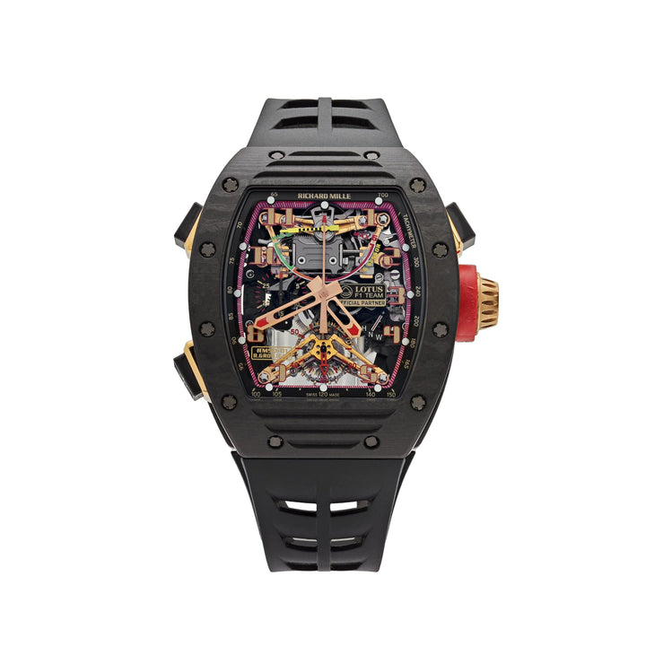 Richard Mille RM 50-01 'Romain Grosjean Lotus F1 G-Sensor' Tourbillon Carbon-NTPT Limited Edition - View 12