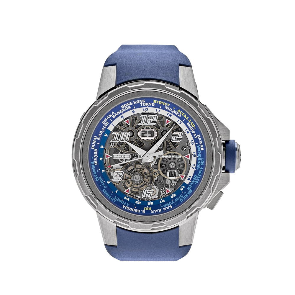 Richard Mille RM 63-02 Automatic Worldtimer Titanium - View 4
