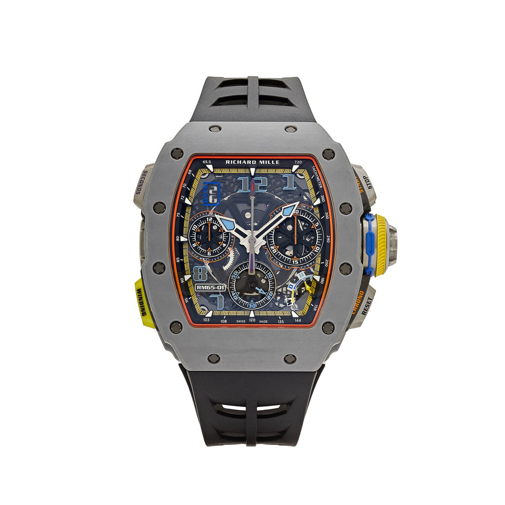Richard Mille RM 65-01 Automatic Split-Seconds Chronograph Carbon TPT Skeleton Dial (2024) - View 12