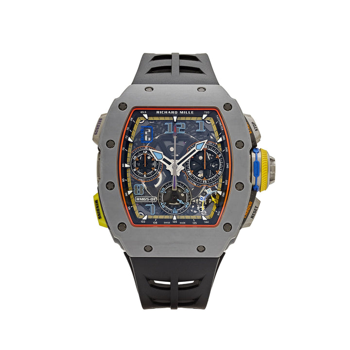 Richard Mille RM 65-01 Automatic Split-Seconds Chronograph Carbon TPT Skeleton Dial (2024) - View 12