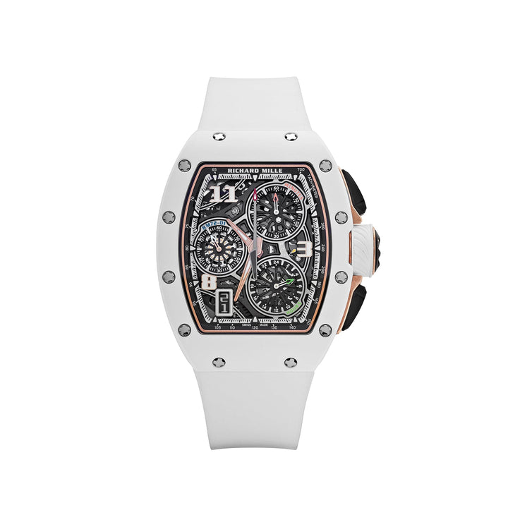 Richard Mille RM 72-01 Lifestyle In-House Chronograph White Ceramic (2023) - View 13