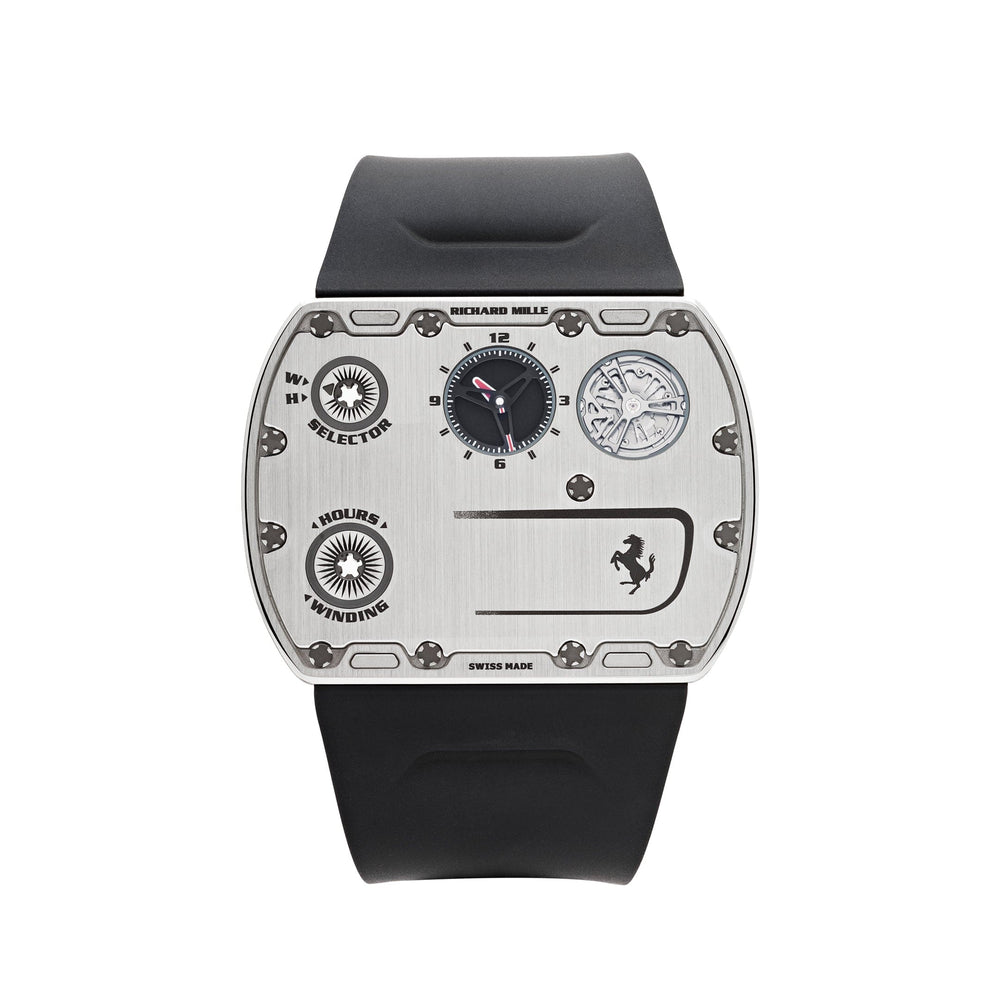 Richard Mille RM UP-01 Ferrari Ultraflat Titanium Silver Dial Limited Edition - View 13