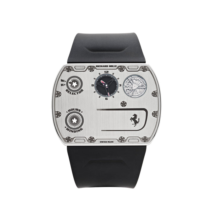 Richard Mille RM UP-01 Ferrari Ultraflat Titanium Silver Dial Limited Edition - View 13