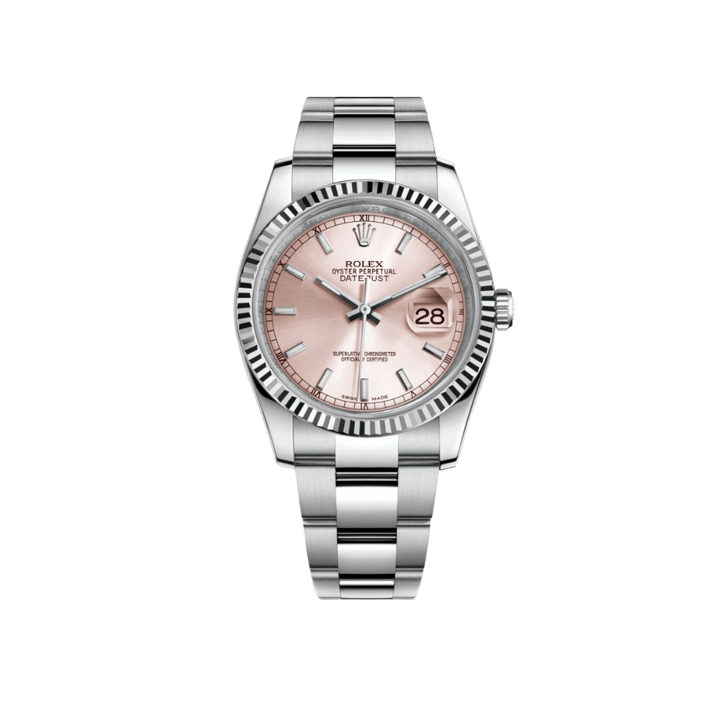 Rolex Datejust 116234 Stainless Steel Pink Dial Oyster - View 10