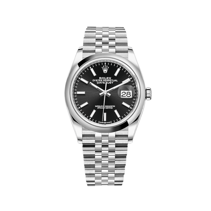 Rolex Datejust 126200 Stainless Steel Black Dial Jubilee - View 2