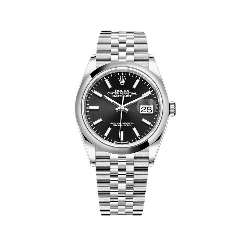 Rolex Datejust 126200 Stainless Steel Black Dial Jubilee - View 2