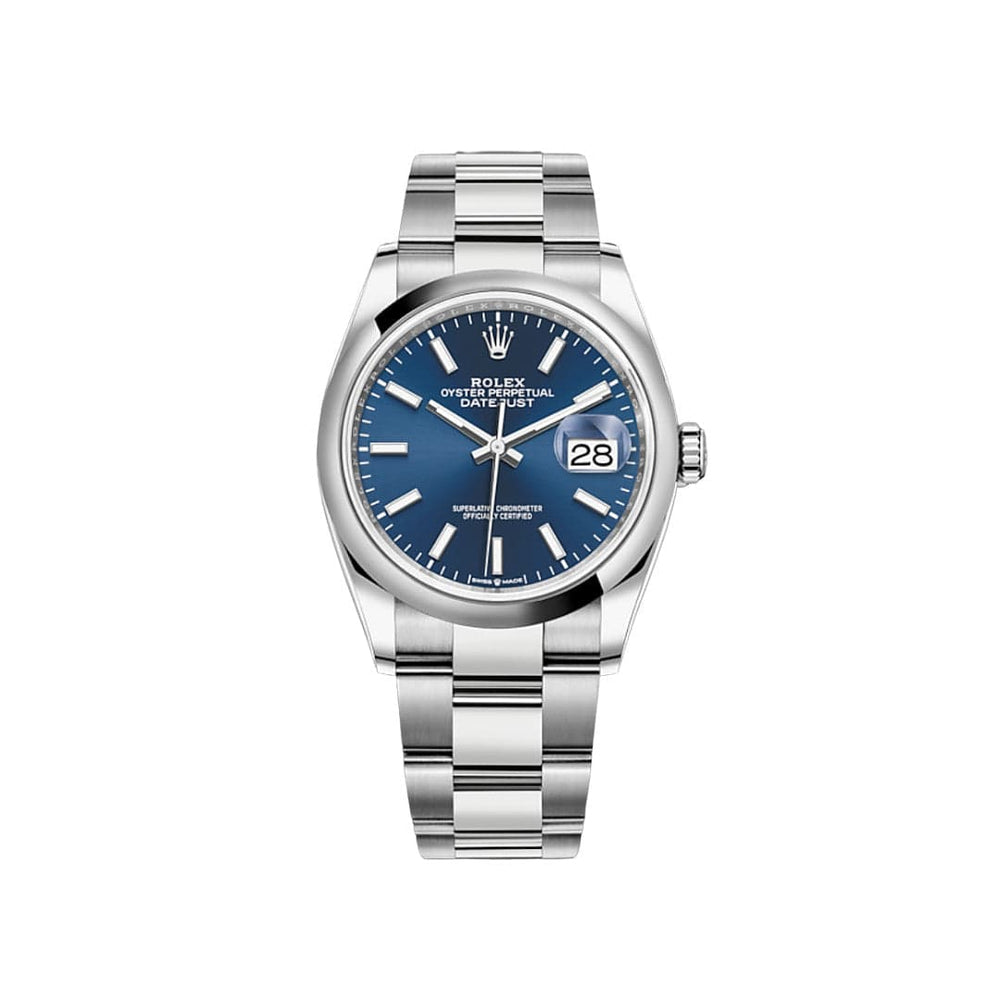 Rolex Datejust 126200 Stainless Steel Blue Dial Oyster - View 10