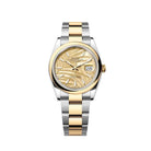 Rolex Datejust 126203 Two-Toned Yellow Gold Stainless Steel Palm Motif Dial (2022) - View 8