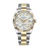 Rolex Datejust 126233 Stainless Steel Yellow Gold Mother of Pearl Diamond Dial Oyster