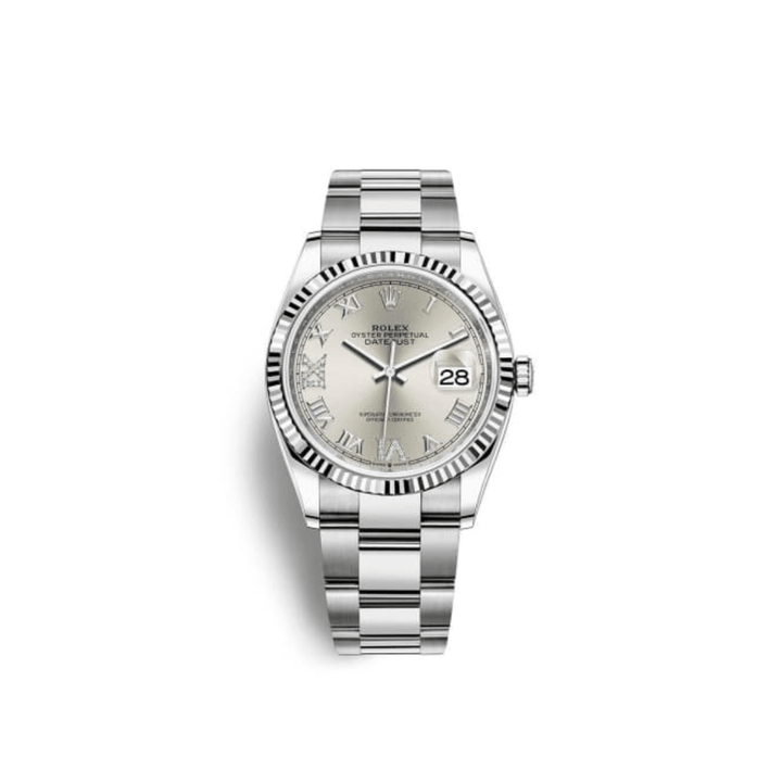 Rolex Datejust 126234 White Gold Stainless Steel Silver Dial Oyster - View 6