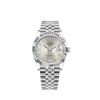 Rolex Datejust 126234 White Gold Stainless Steel Silver Dial Jubilee